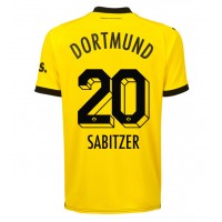 Camisa de Futebol Borussia Dortmund Marcel Sabitzer #20 Equipamento Principal 2023-24 Manga Curta